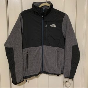 Grey North Face Denali Jacket